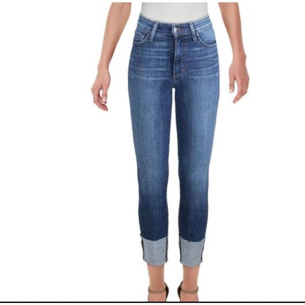Joes mid rise cuff crop jeans 26